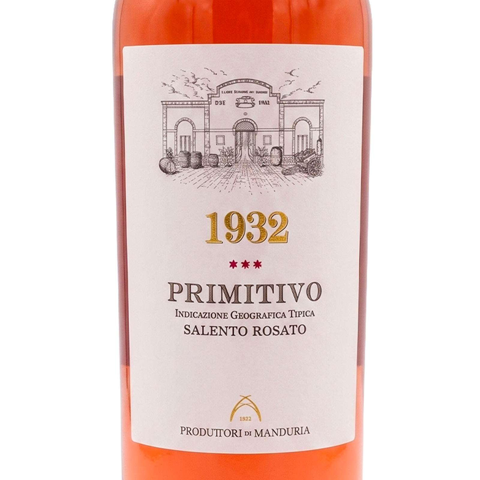 “1932” Primitivo IGT Rosato Salento, 2024 – Produttori di Manduria - immagine 2
