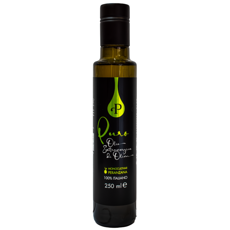 Foto della Bottiglia dell'Olio Extra-Vergine d'Oliva Peranzana (250 ml)